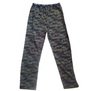 Calvin Klein Camo Print‎ Brush Pants Soft Lounge Pajama Bottoms XL 14-16